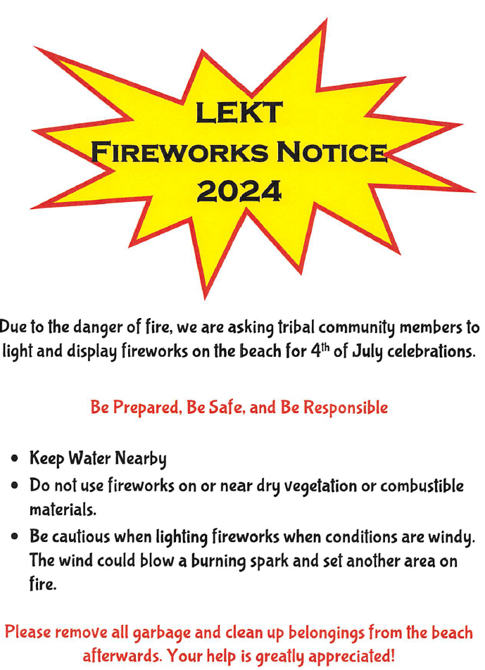 FIREWORK NOTICE 2024